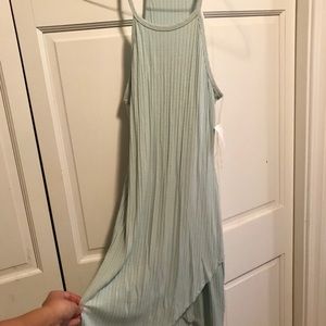  NWT Charlotte Russe Sea foam ribbed dress